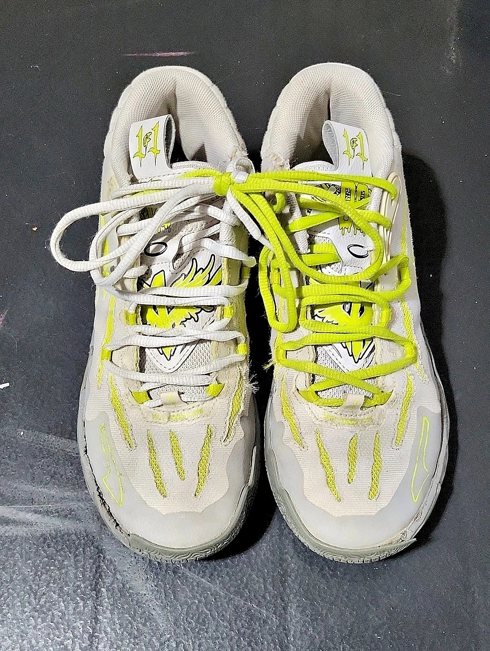 Puma MB.03 Iridescent Gray & Green Sneakers